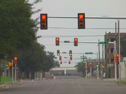 deserted streets of Amarillo