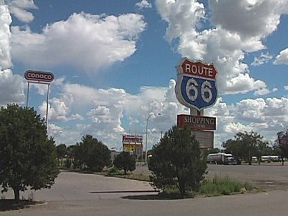 Rooute 66 at Moriarty New Mexico