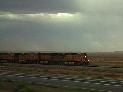 BNSF freight Train, Interstate 40 Arizona