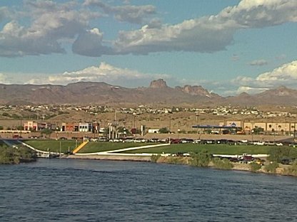Arizona across the Colorado River from Navada