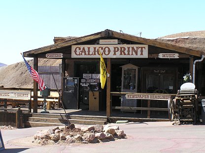 Calico Print, Calico Ghost Town