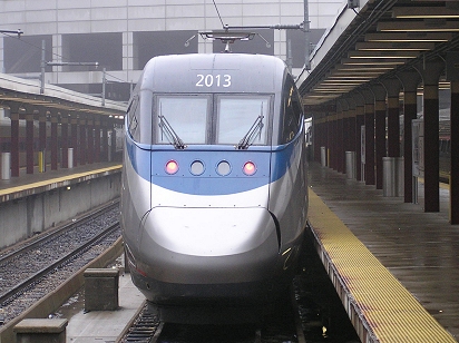 Amtrak Acela Express at Boston South