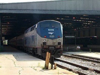 Amtrak P42 #122 at Milwaukee