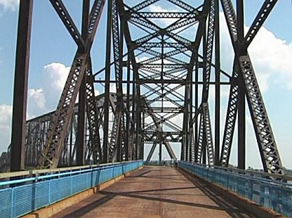 Old Chain of Rock Bridge, Missssippi-Missouri