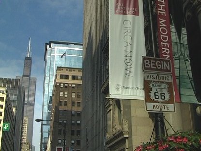 Route 66 Begin Sign, Chicago
