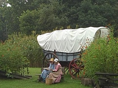 Prairie Schooner (Conestoga Wagon) New Salem, IL