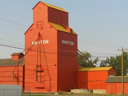 Nanton grain elevators