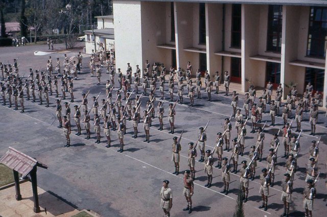 Duke of York School CCF General Inspection 1962