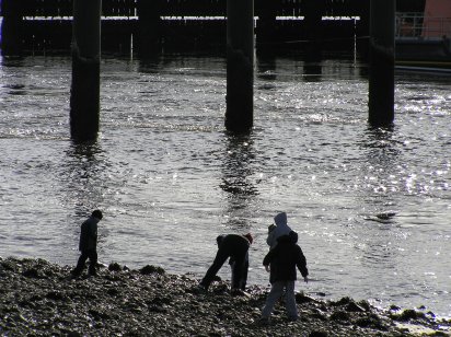 Broughty Ferry pebble beach