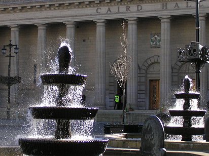 Dundee City Square fountains