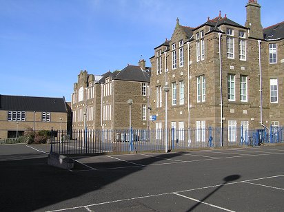 Grove Academy rear playground