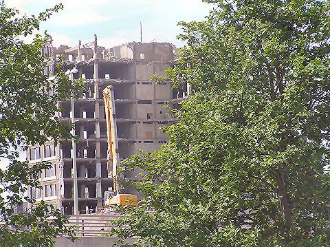 Demolition of Taydside House, Dundee