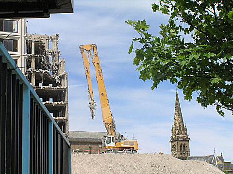 Demolition of Taydside House, Dundee