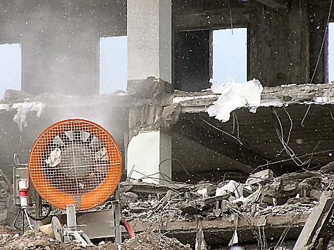 Demolition of Taydside House, Dundee